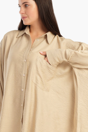 Oversized Poncho Shirt