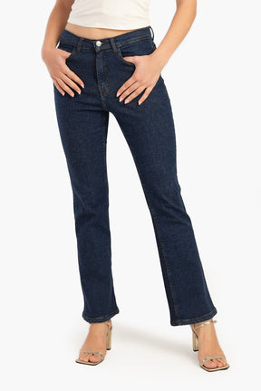 Classic Cotton Flare Jeans