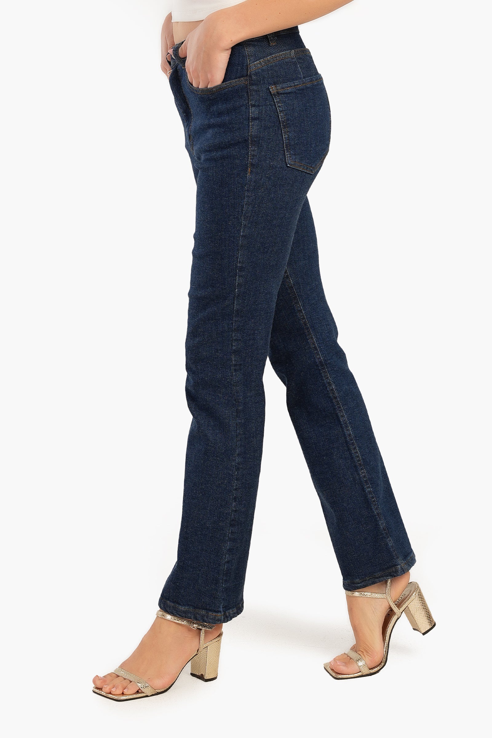 Classic Cotton Flare Jeans