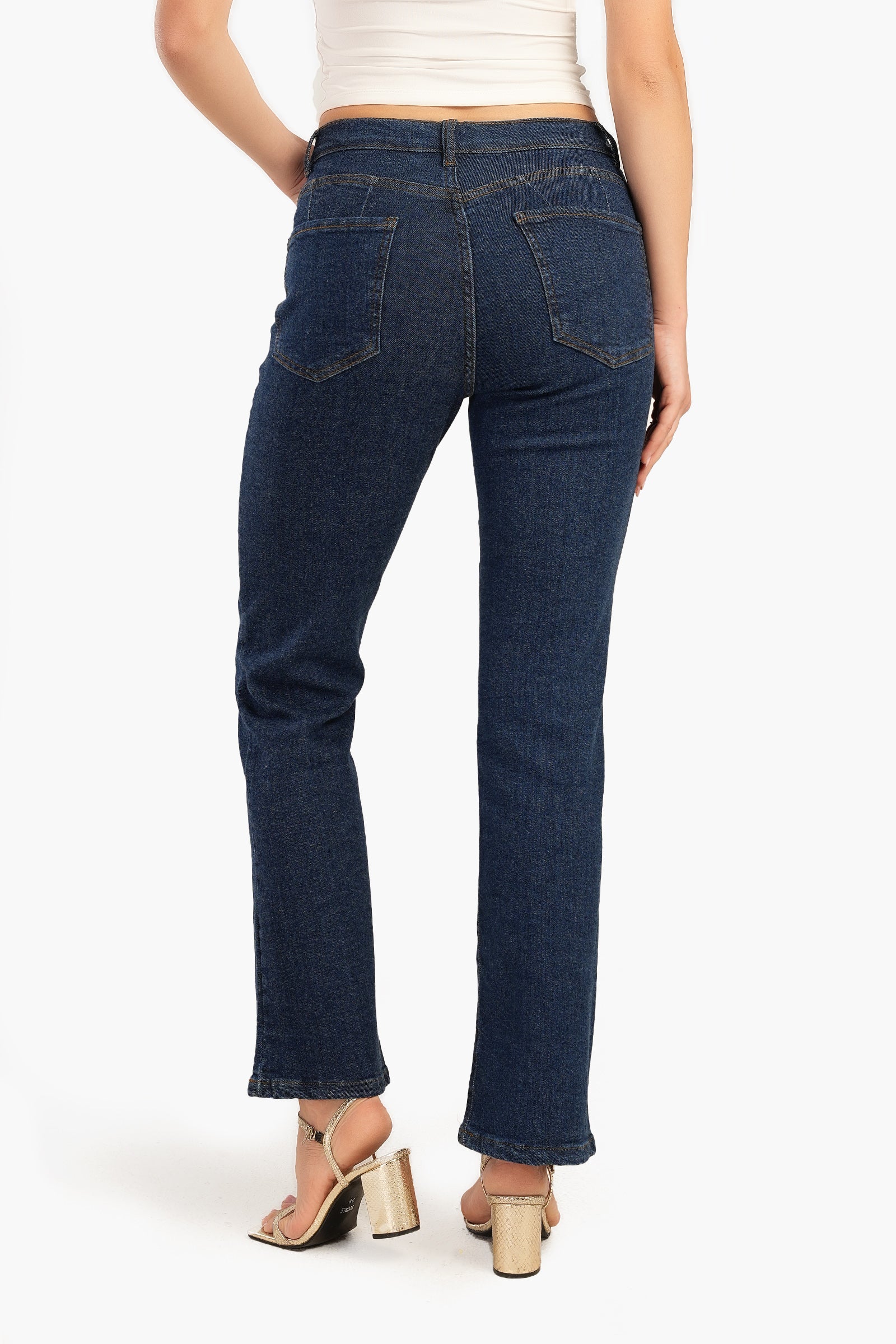 Classic Cotton Flare Jeans