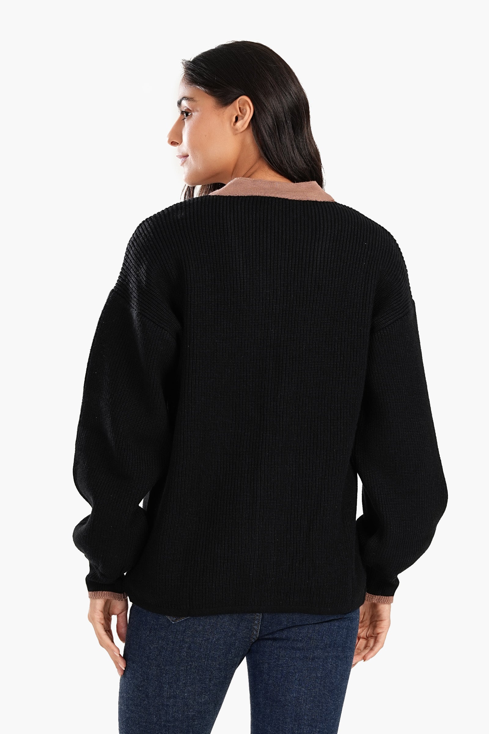 Black Trico Lounge Cardigan