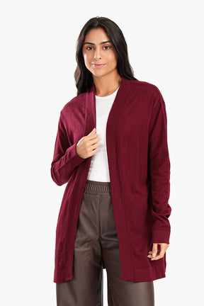 Drop Shoulder Trico Cardigan