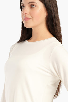 Viscose T-Shirt with Long Sleeves