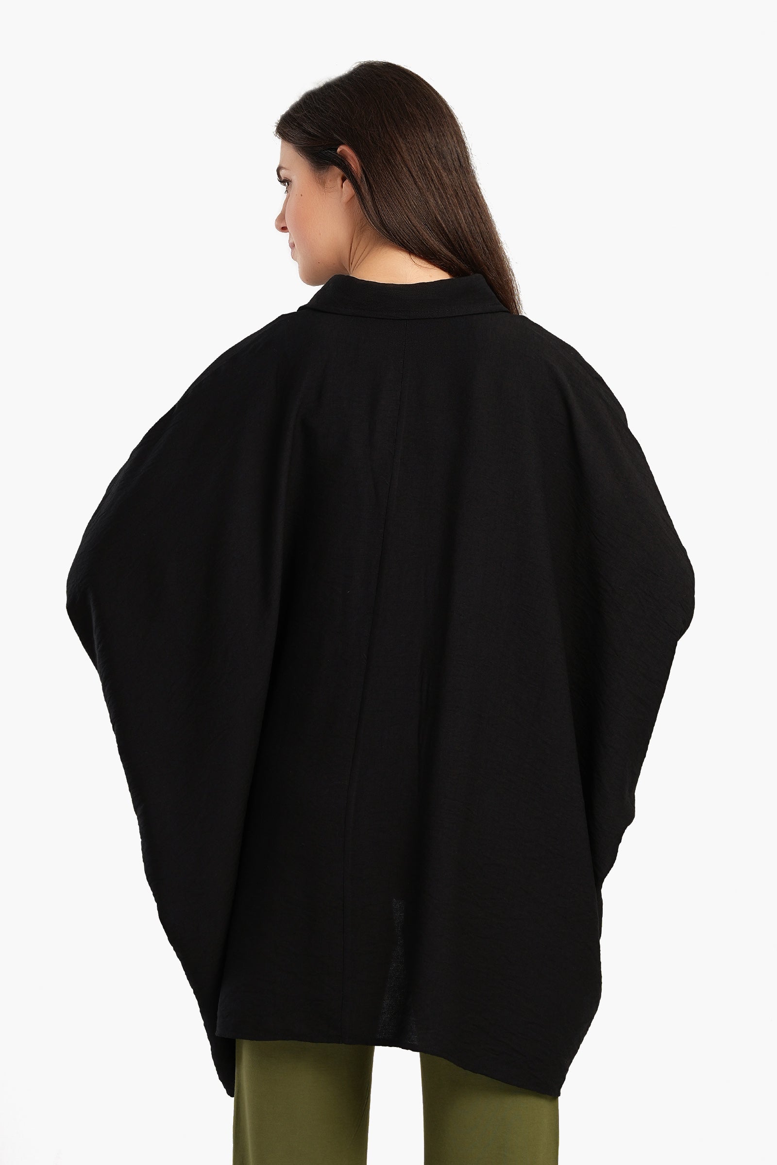 Oversized Poncho Shirt