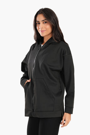 Lounge Jacket with Hoodie