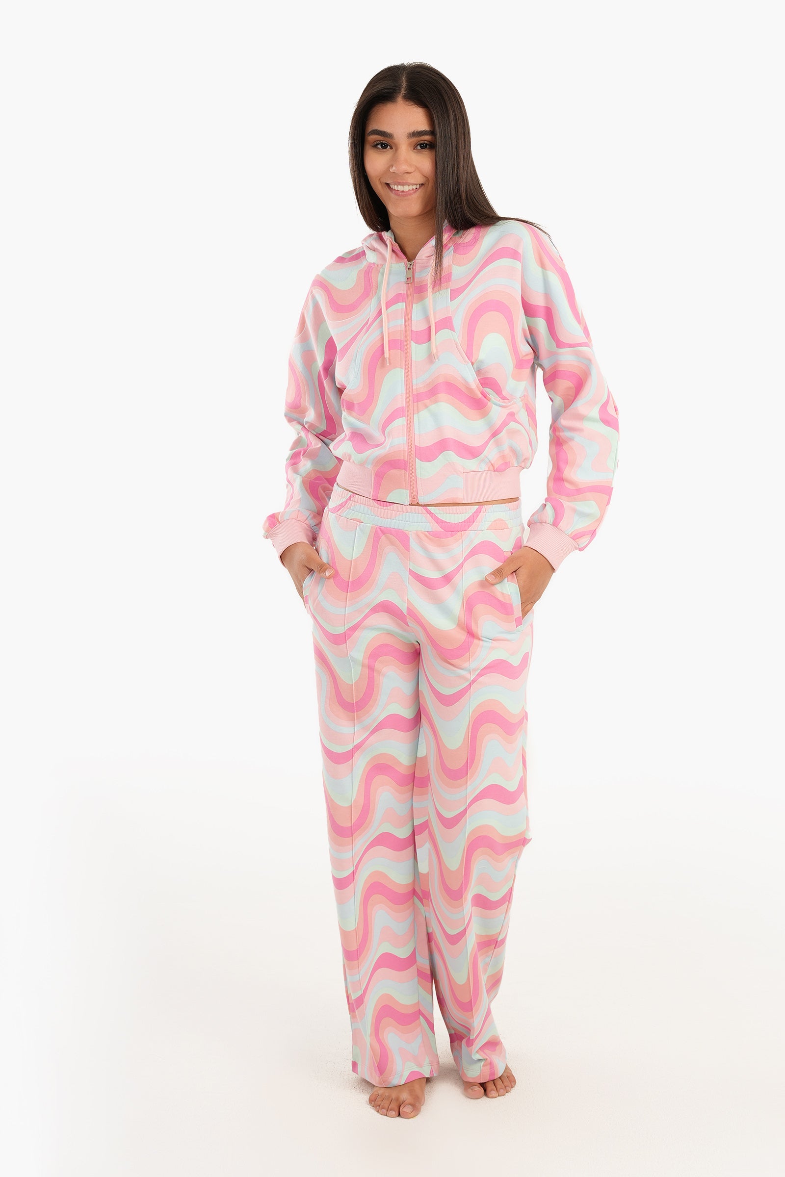 Cotton Candy Pattern Pyjama Set