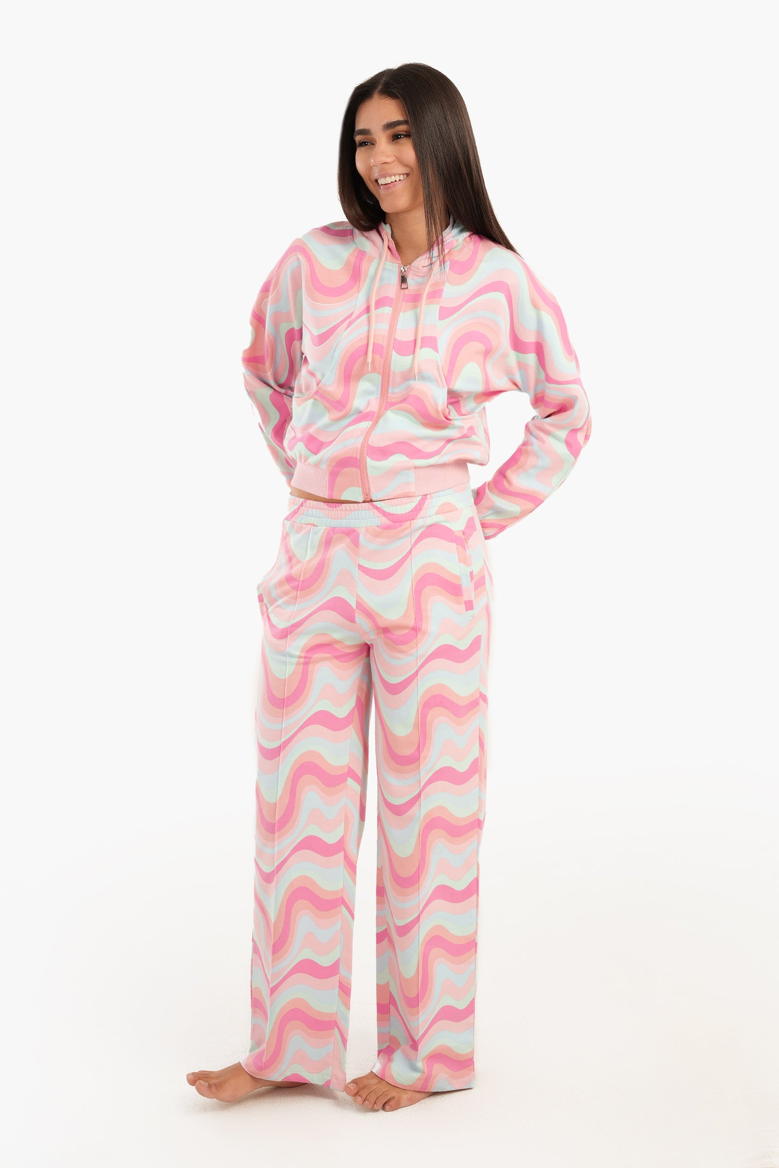 Cotton Candy Pattern Pyjama Set