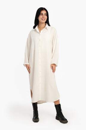 Midi Lounge Shirt Dress