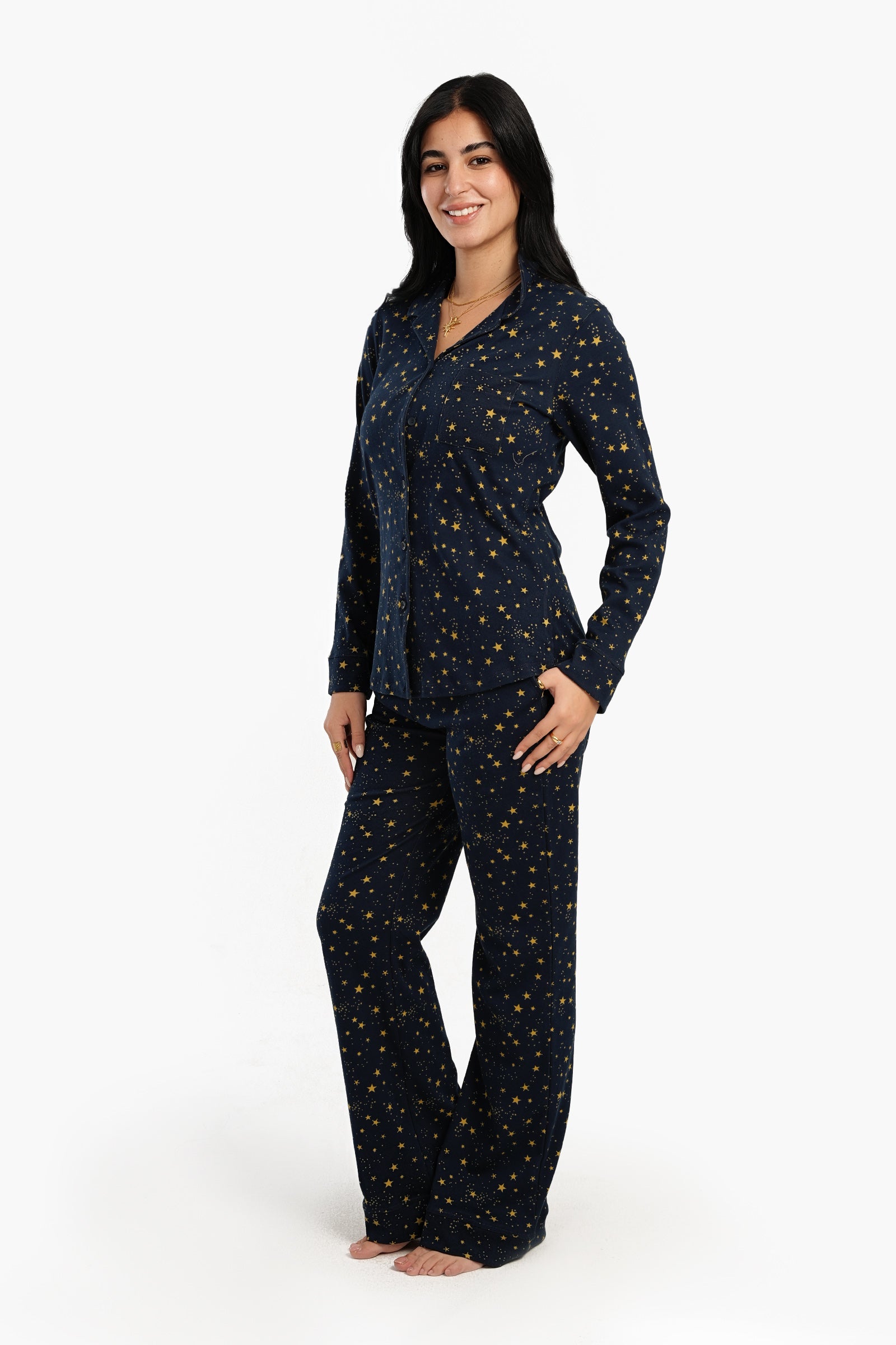 Stars Printed Pyjama Set