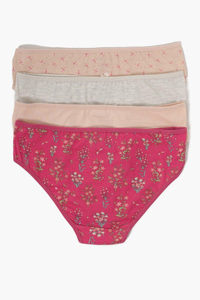Pack of 7 Colored Bikini Panties - Carina - كارينا