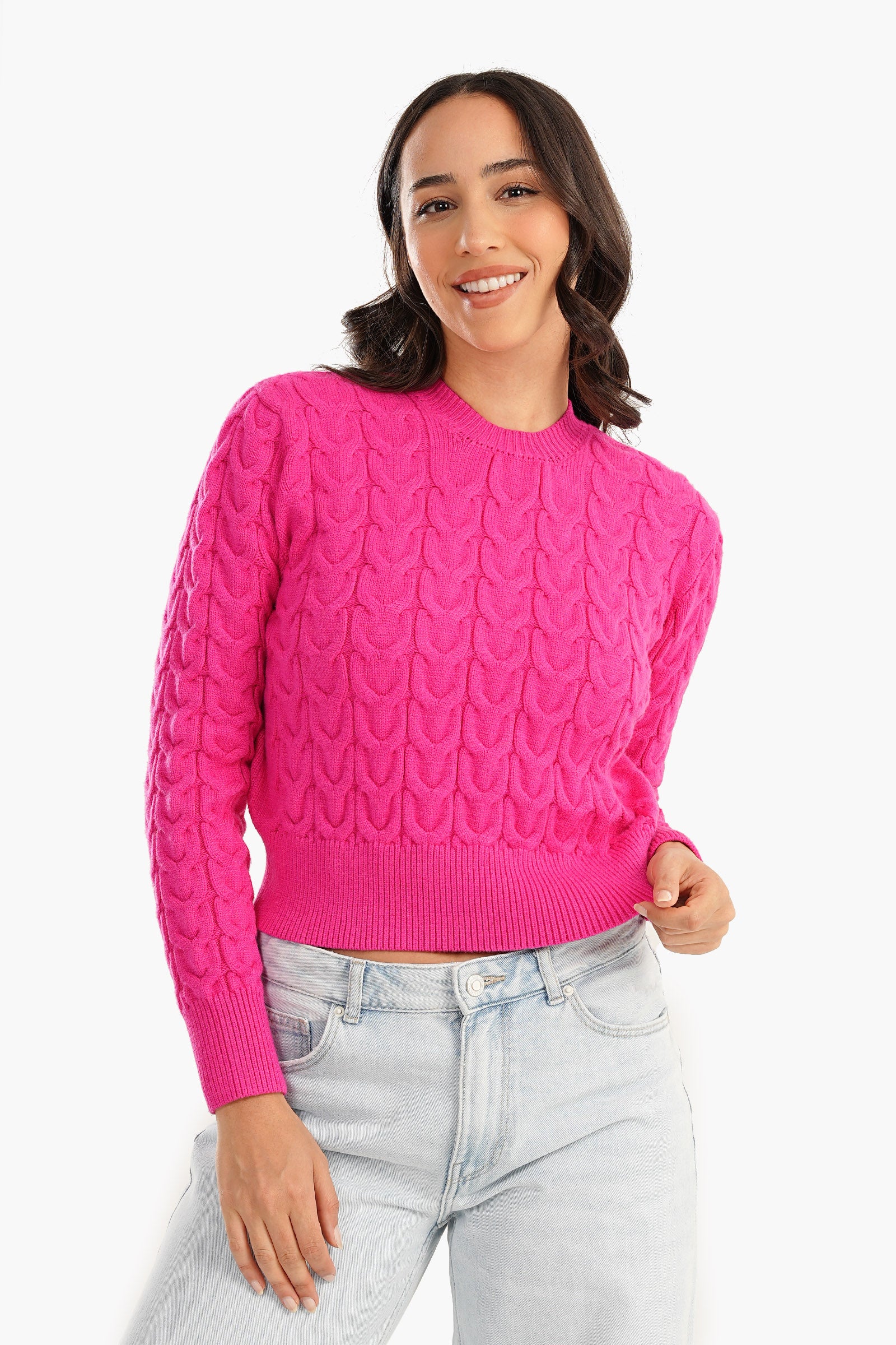 Snug Fit Cropped Pullover