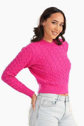 Snug Fit Cropped Pullover