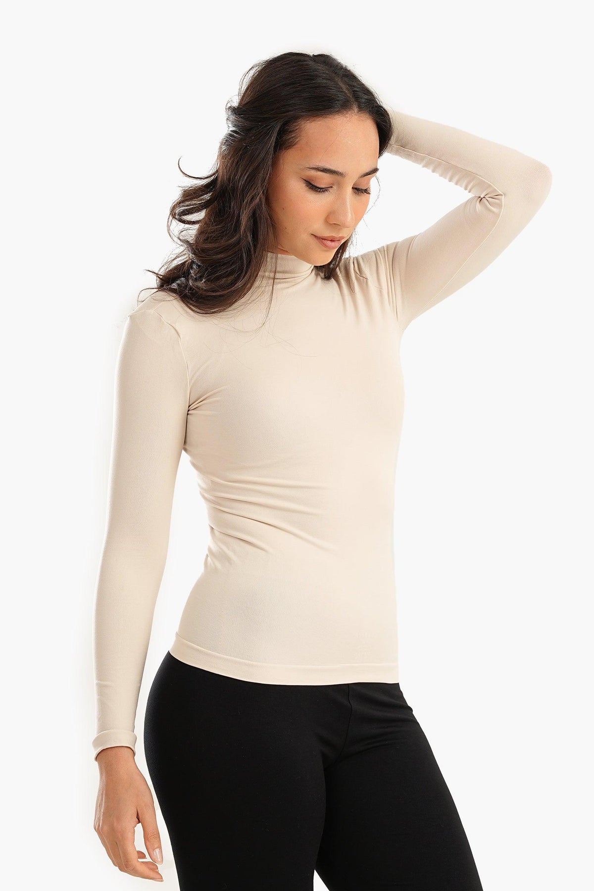 Microfiber Long Sleeves Top - Carina - كارينا