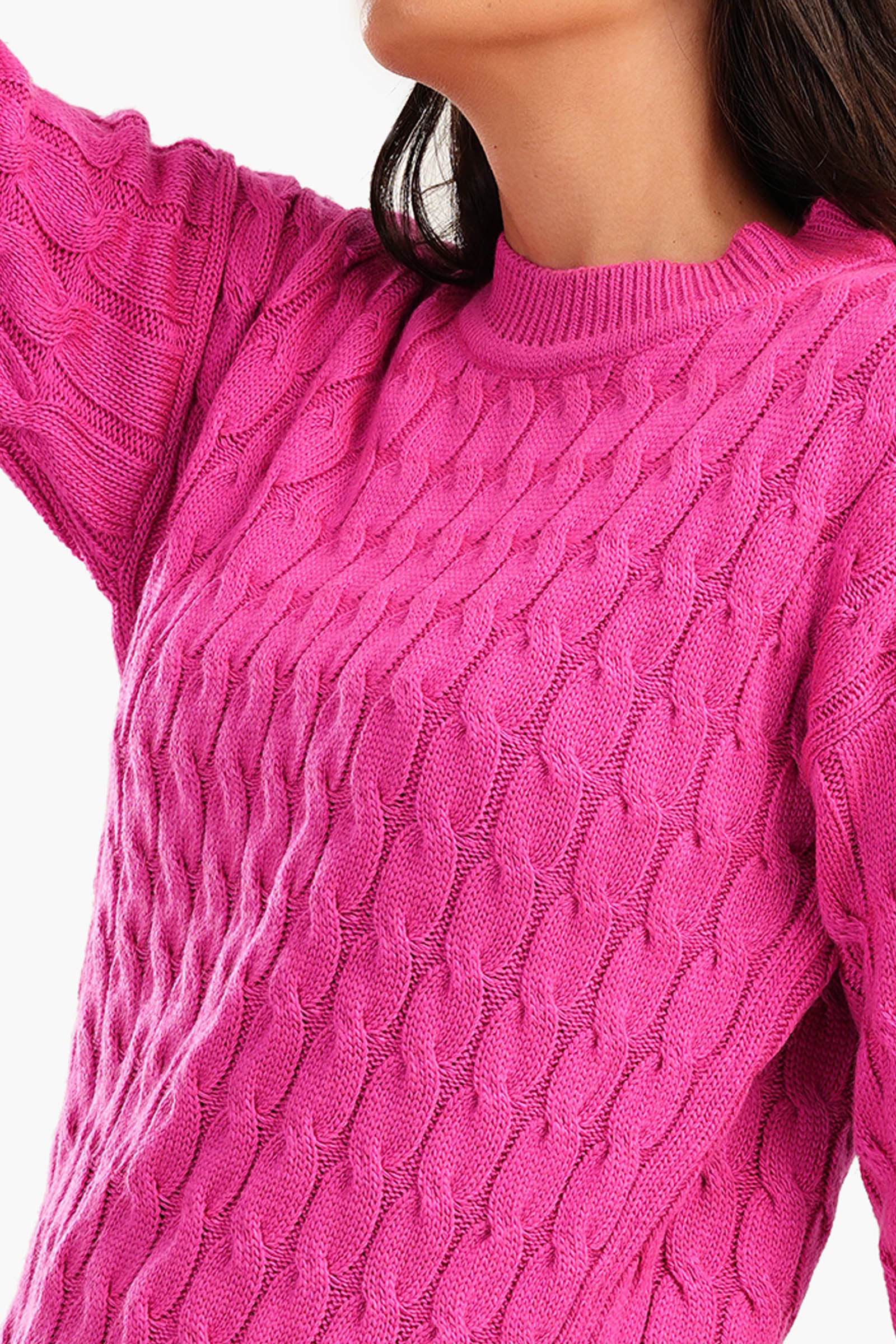 Knitted Pullover with Slits