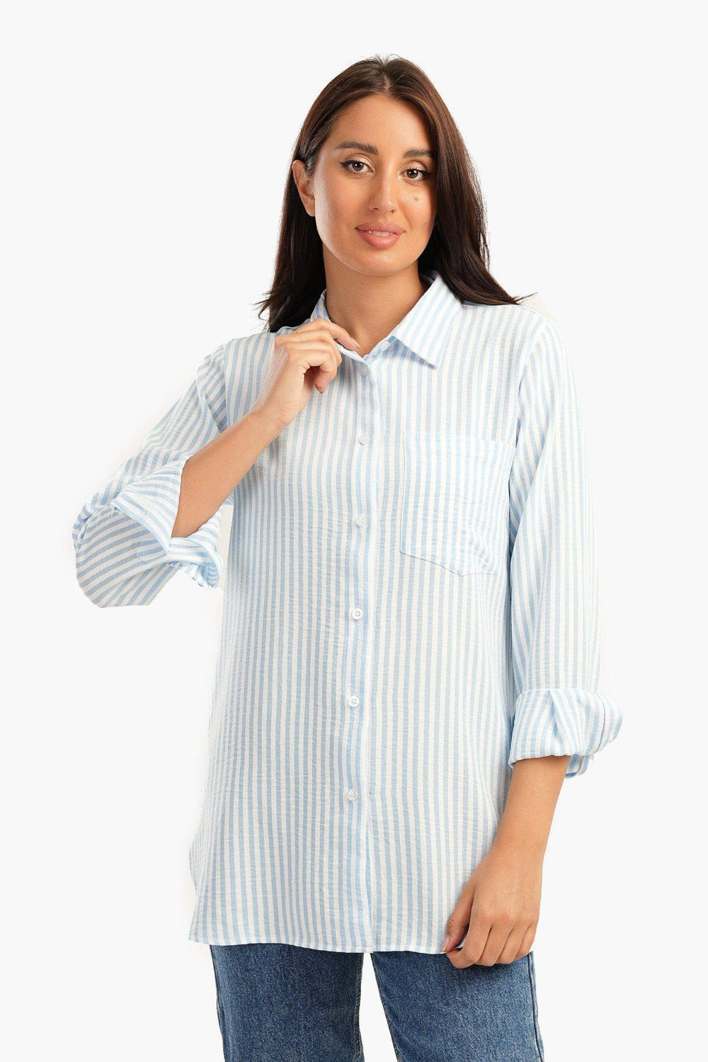 Collared Striped Shirt - Carina - كارينا