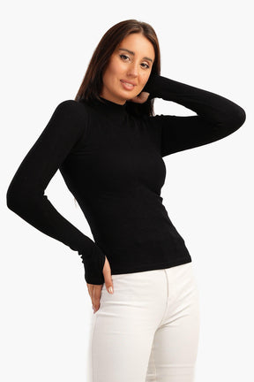 Top with Thumbhole cuffs - Carina - كارينا