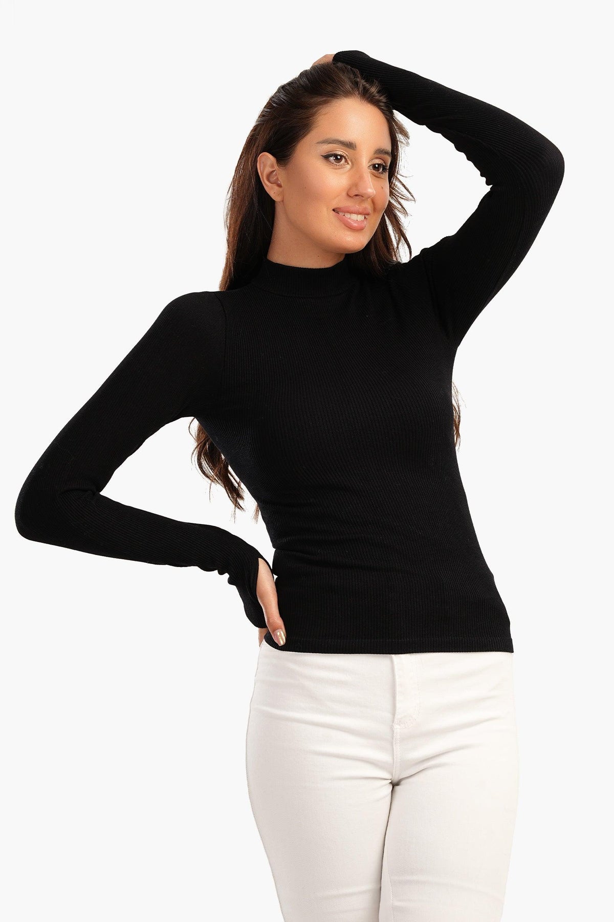 Top with Thumbhole cuffs - Carina - كارينا