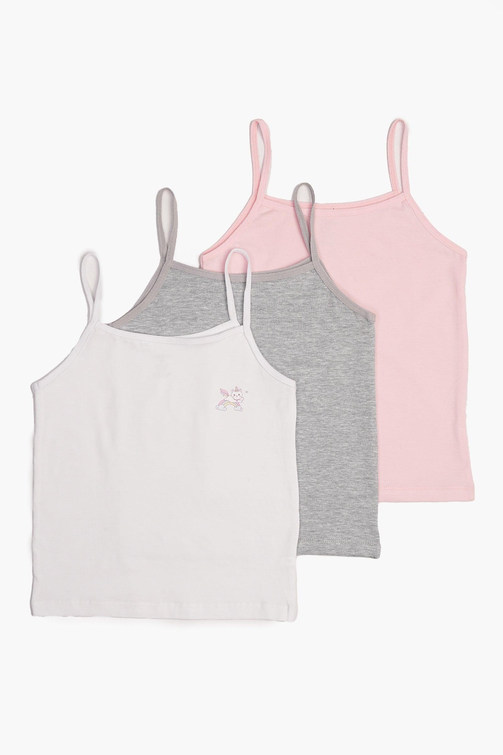 Pack of 3 Girly Cami Tops - Carina - كارينا