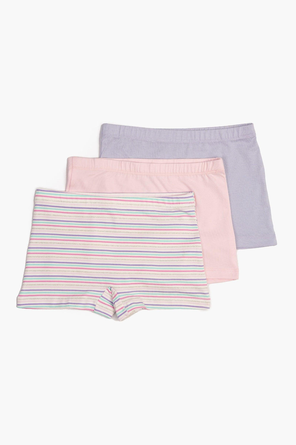 Pack of 3 Girly Brief Shorts - Carina - كارينا