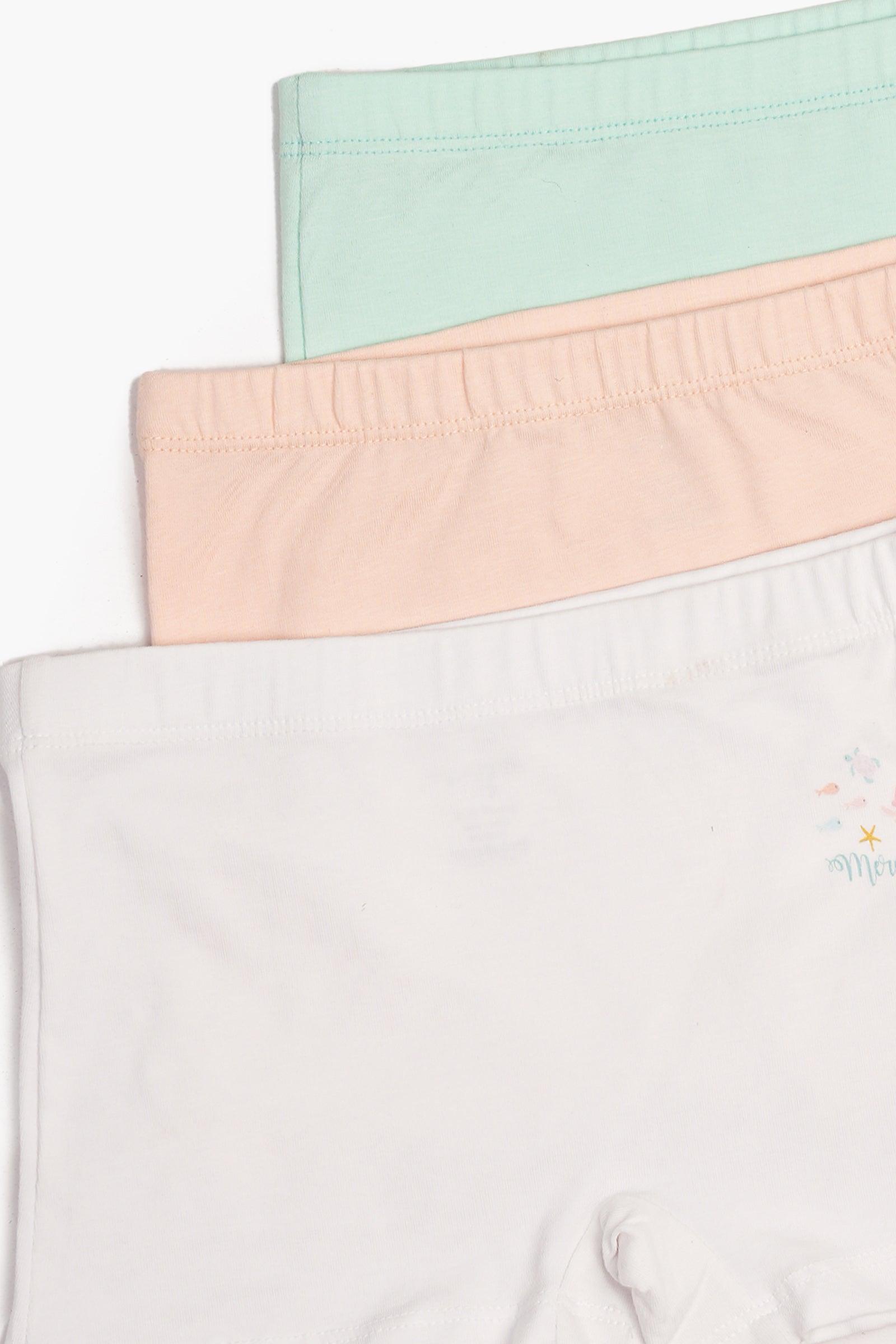 Pack of 3 Girly Brief Shorts - Carina - كارينا