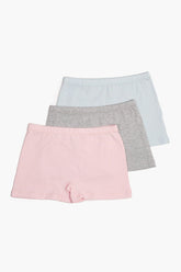 Pack of 3 Girly Brief Shorts - Carina - كارينا