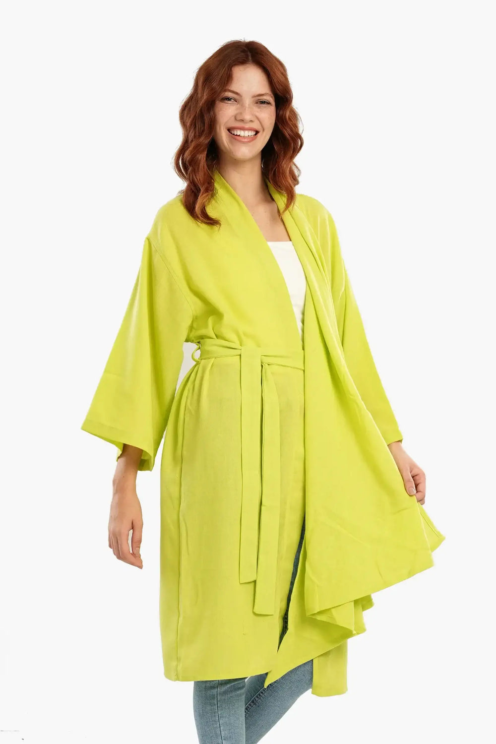 كيمونو بحزام للربط