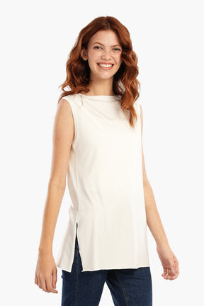 Relaxed Fit Sleeveless T-Shirt