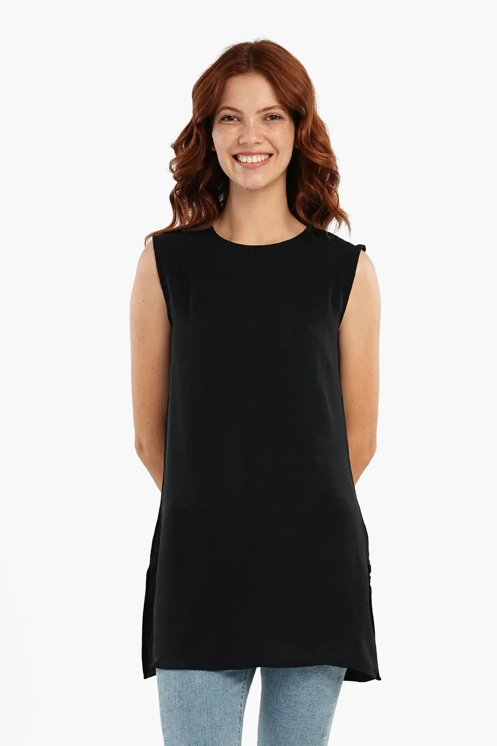 Lightweight Round Neck Blouse