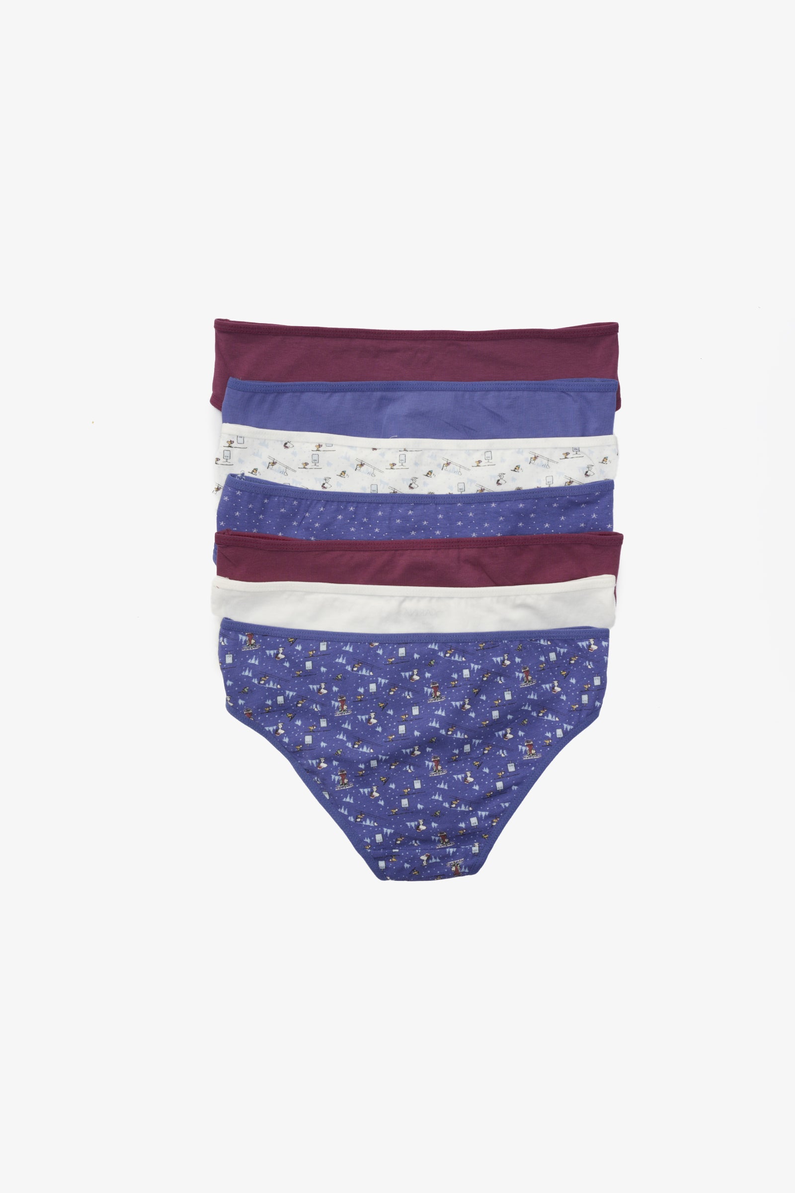 Pack of 7 Colored Bikini Panties