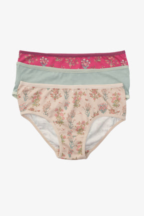 Pack of 3 Colored Brief Panties