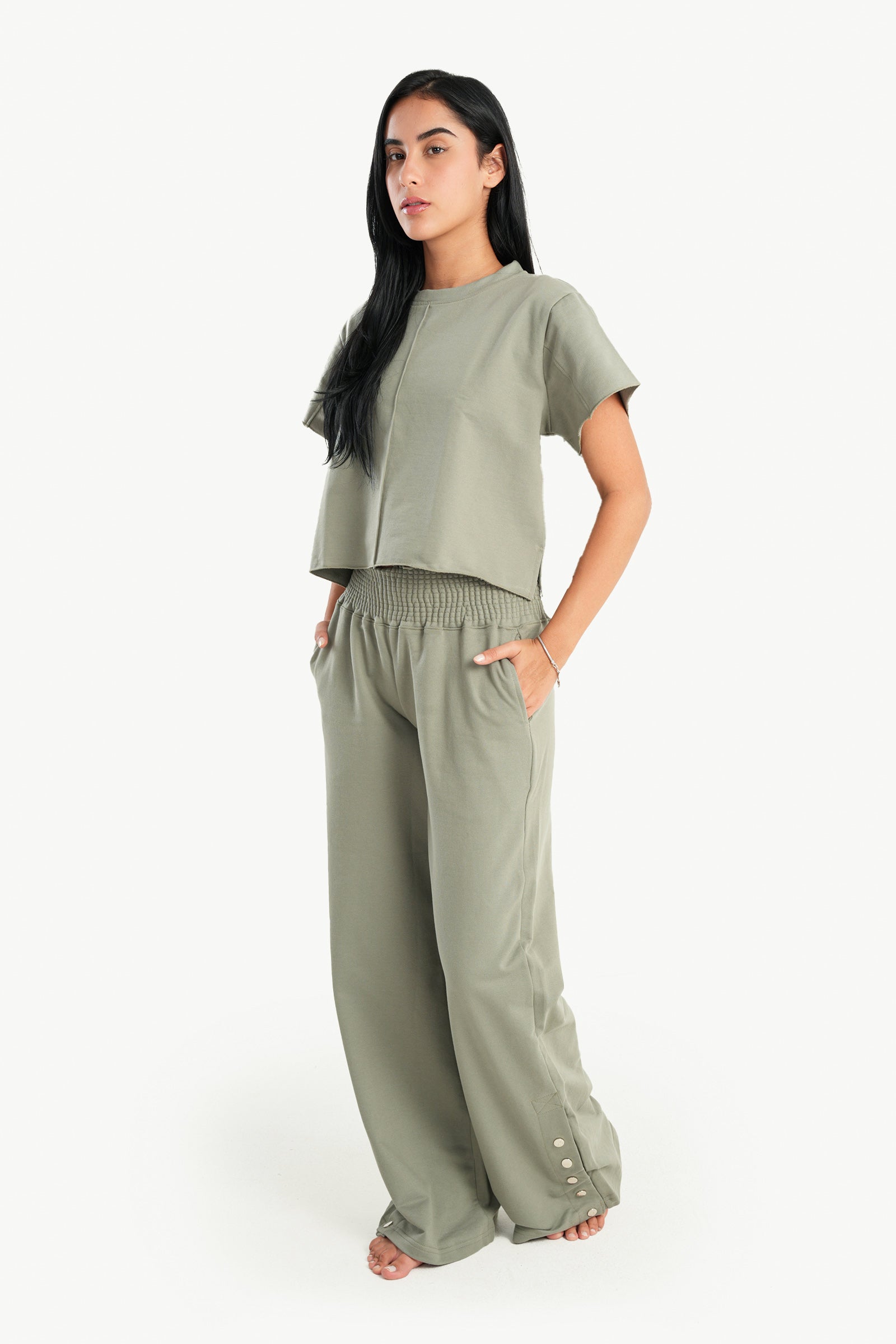 Pyjama Pants with Wide Waist