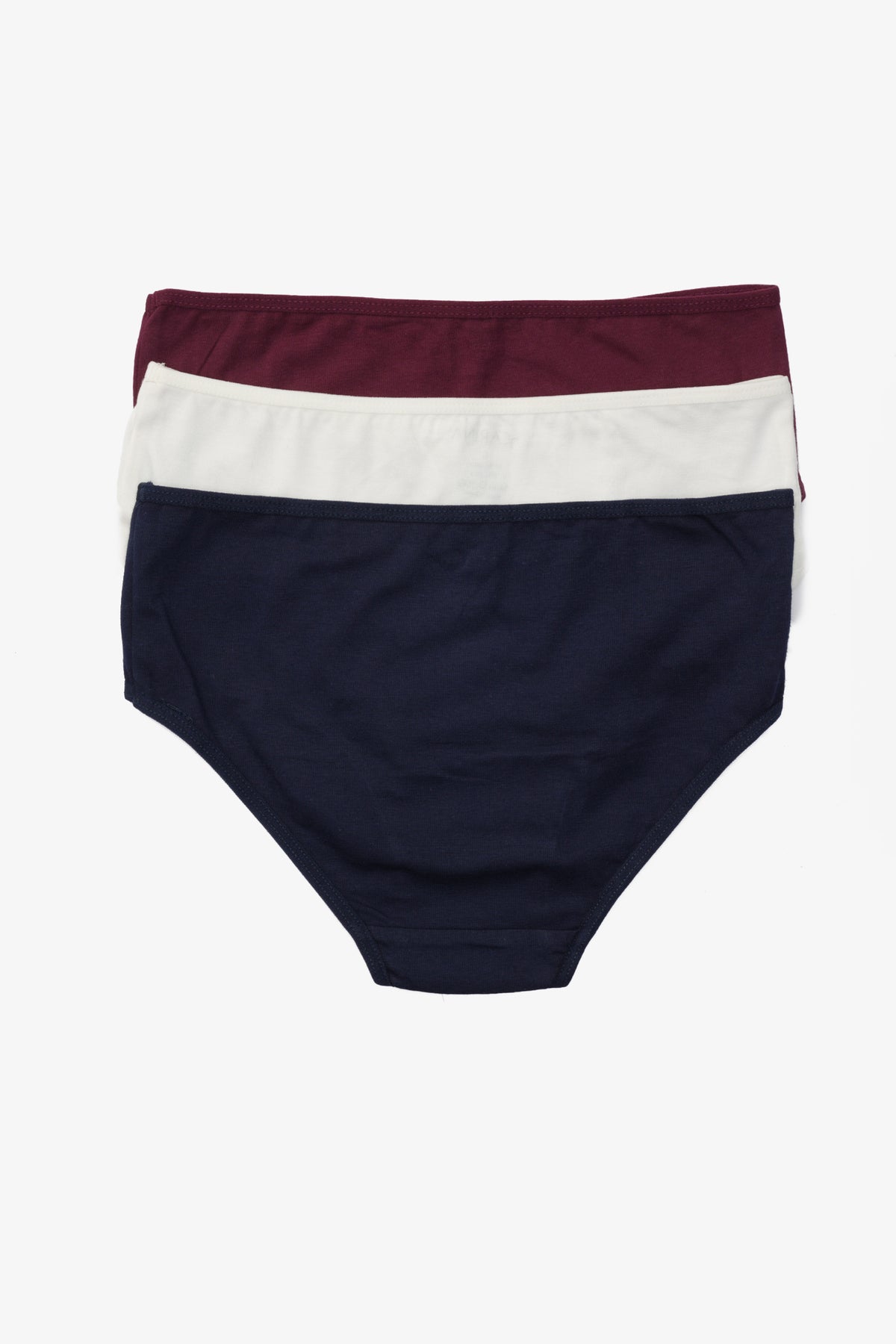 Pack of 3 Colored Brief Panties