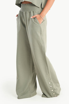 Pyjama Pants with Wide Waist