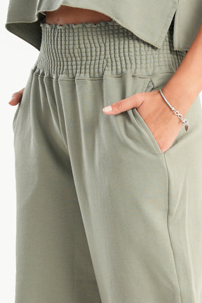 Pyjama Pants with Wide Waist