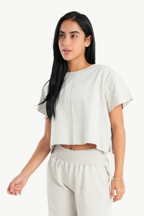 Cotton Piping Pyjama Top