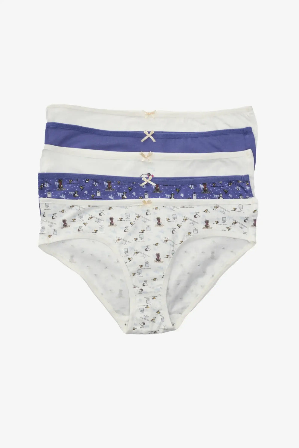 مجموعة من 5 بانتي بيكيني ملون