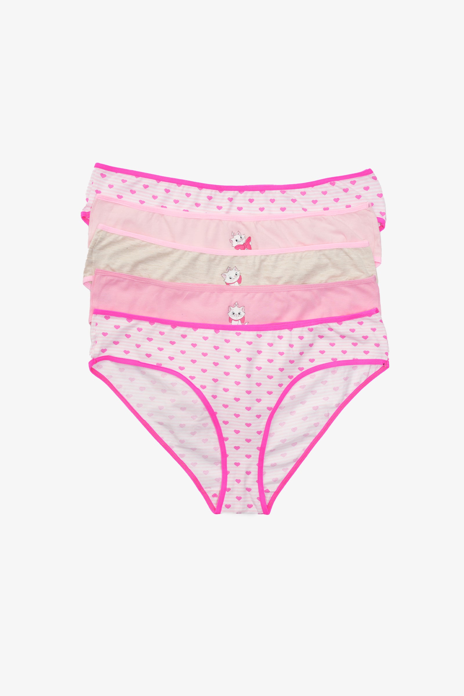 Pack of 5 Colored Full Brief Panties