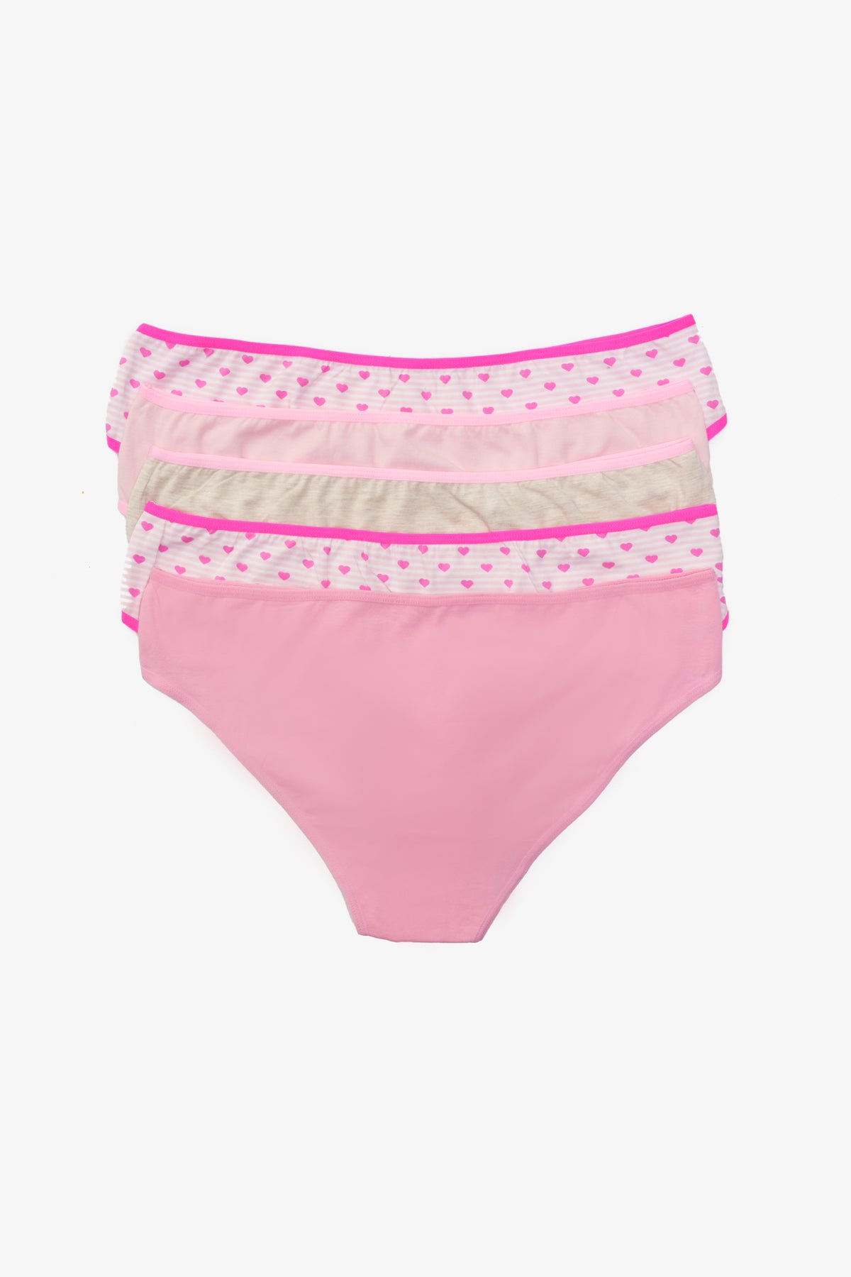 Pack of 5 Colored Full Brief Panties