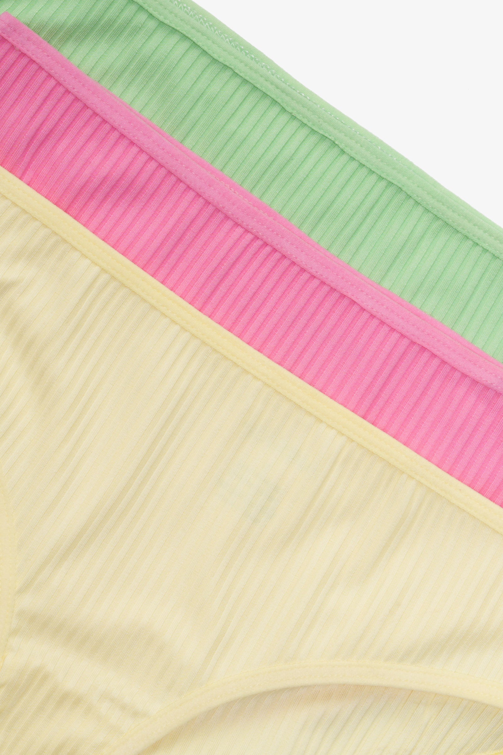 Pack of 3 Colored Brief Panties