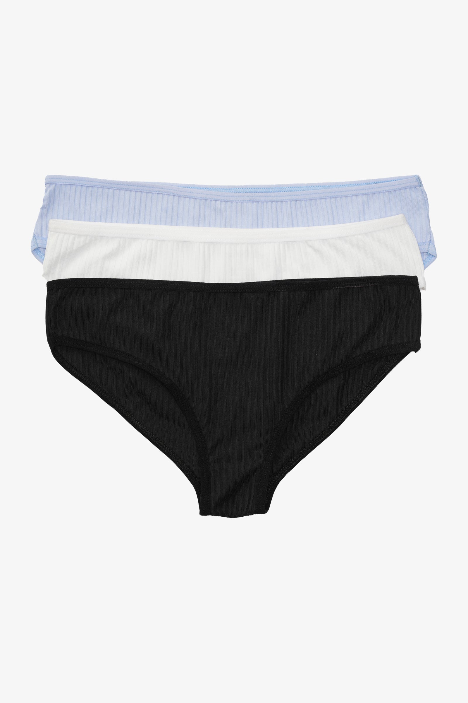 Pack of 3 Colored Brief Panties