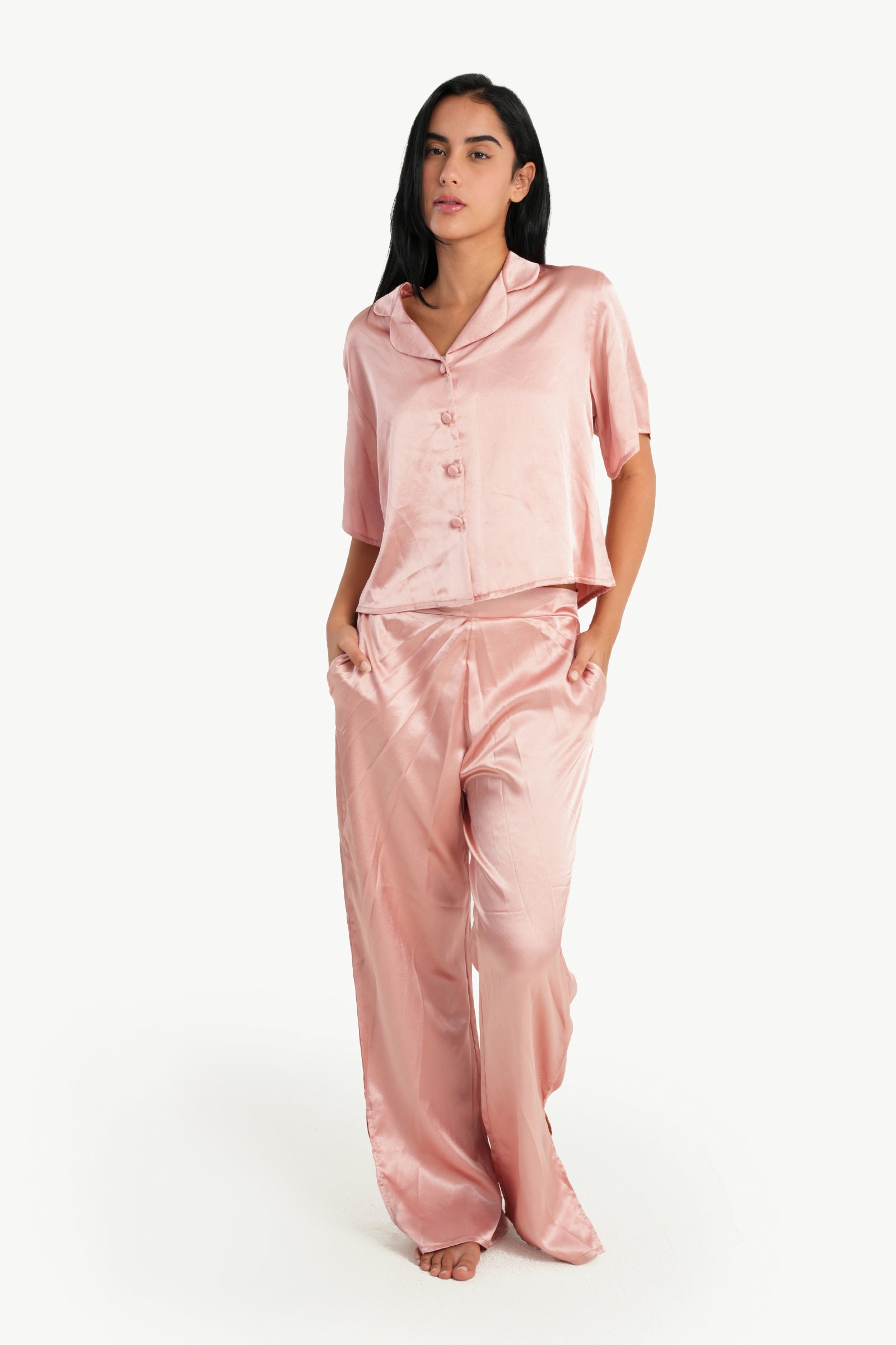 Satin Matching Pyjama Set