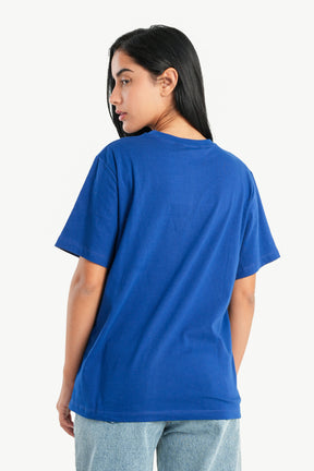 Printed Blue T-Shirt