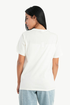 Cotton Off White T-Shirt