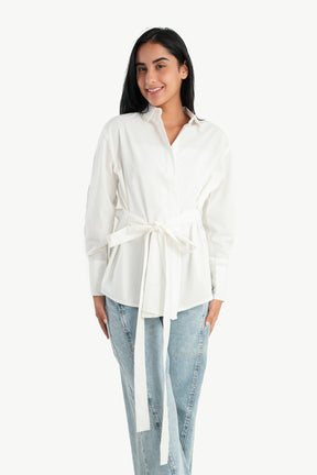 Shirt with Waist Belt