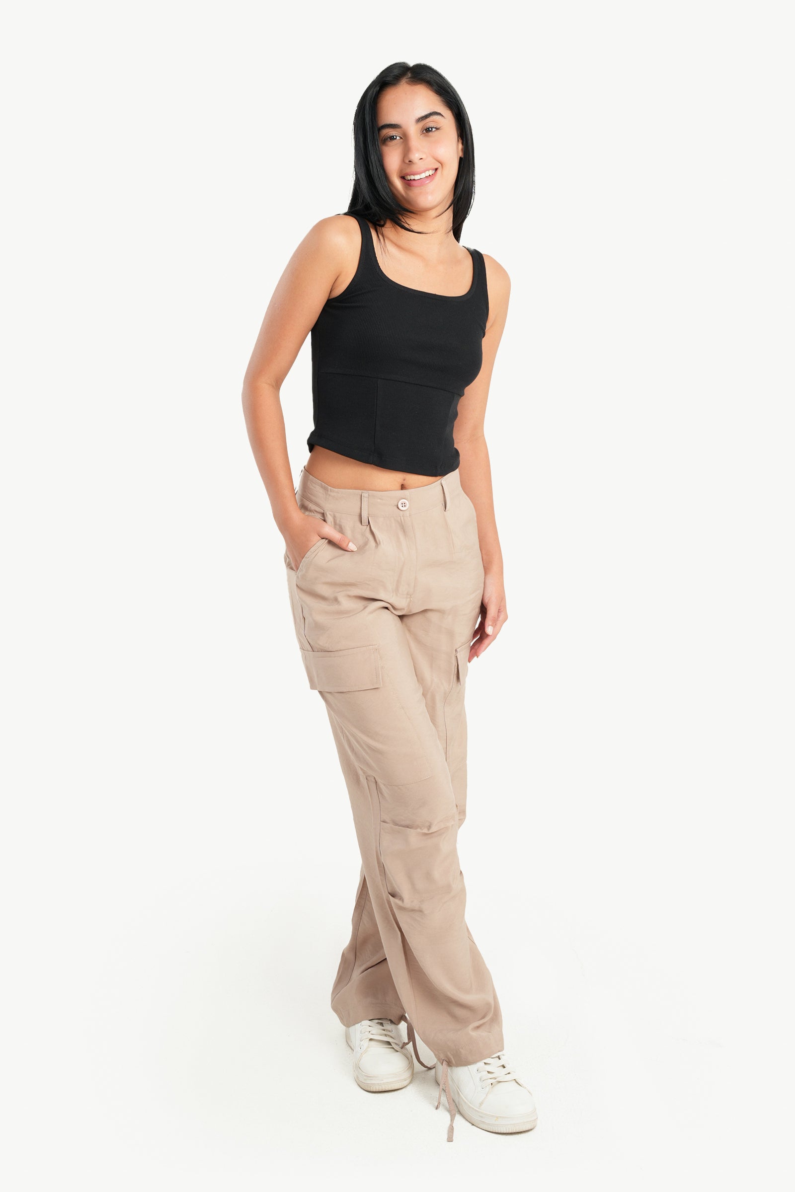 Cargo Pants with Drawstring