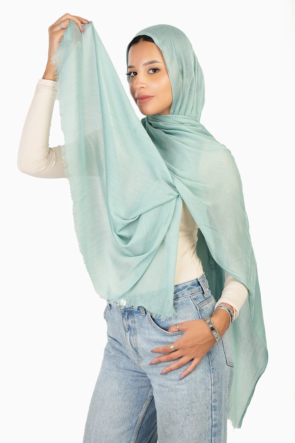 Cozy Crinkle Cotton Scarf