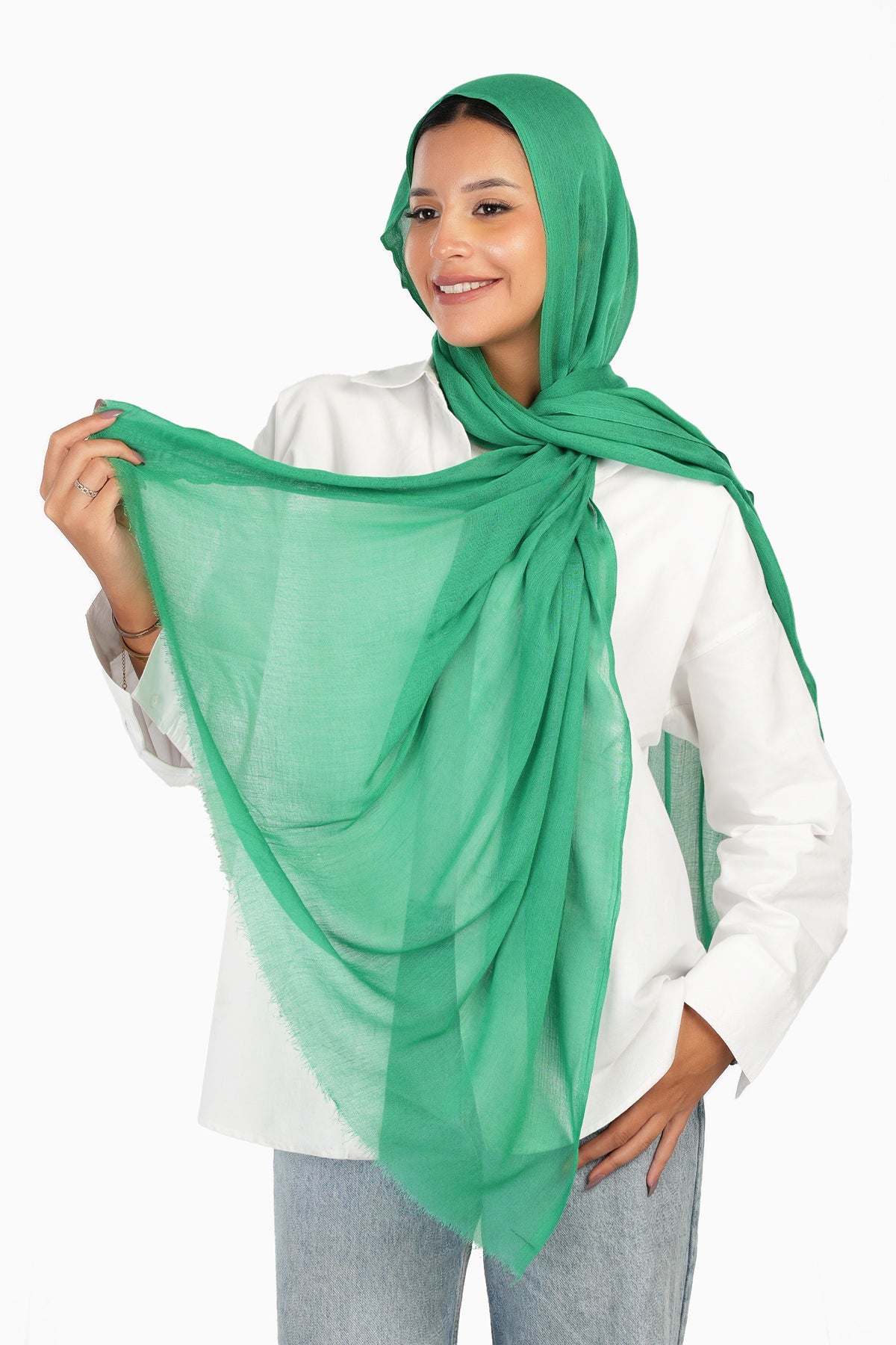 Cozy Crinkle Cotton Scarf