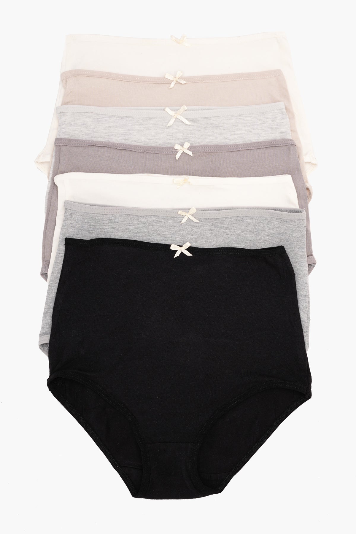 Pack of 7 Colored Full Brief Panties