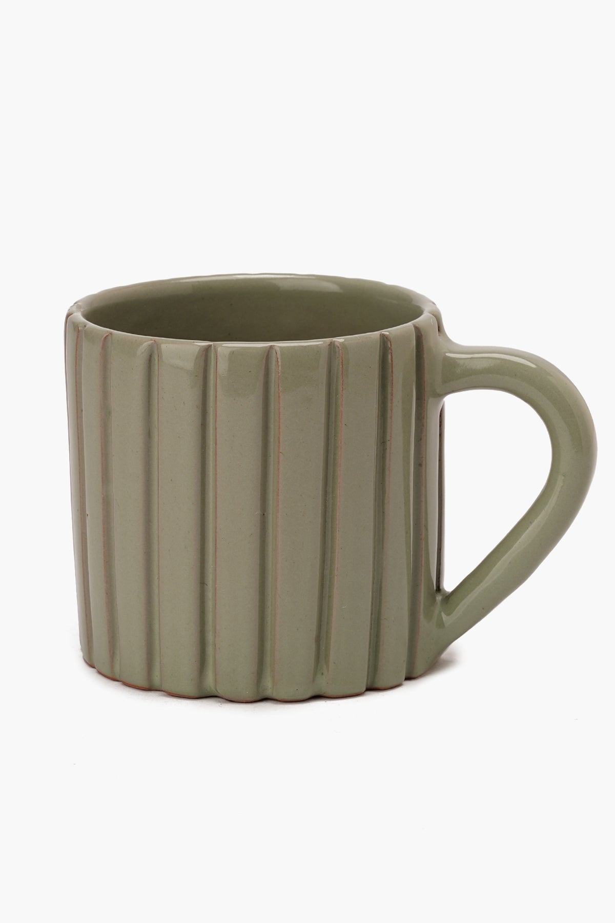 Soothing Pottery Mug - 9x8.5 cm