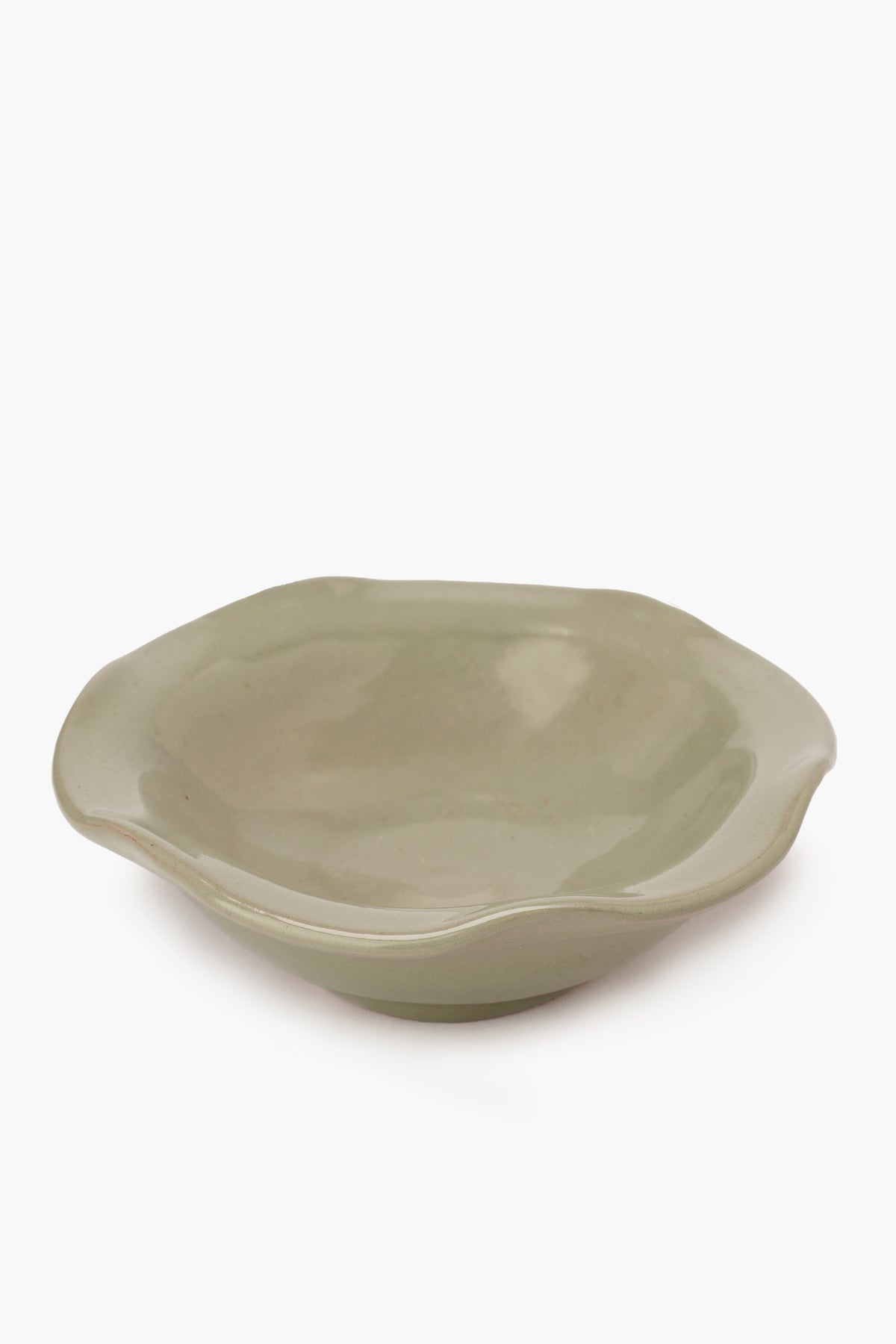 Small Pottery Plate - 12x4 cm